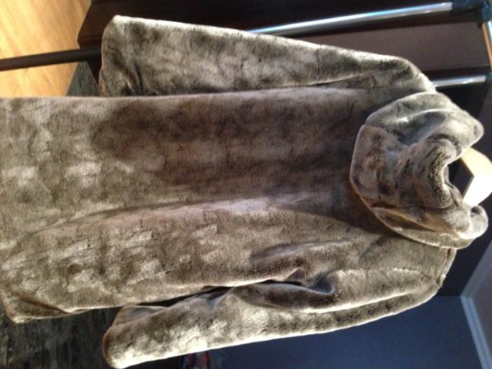 Теплое двухстороннее пальто, размер S