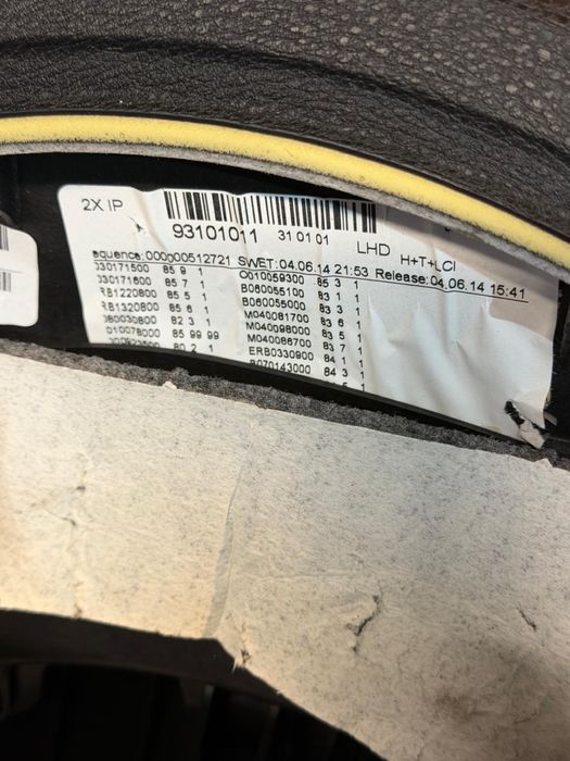 Plansa bord bmw x3 x4 head up display