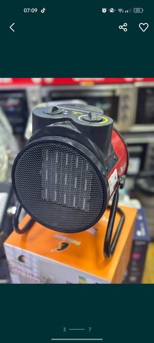 Pushka pechka obogrevatel teploventilyator