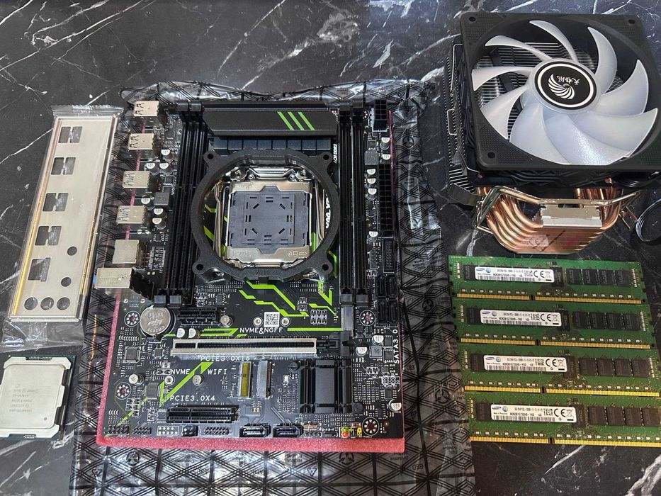 Мощные комплекты X99XD3 + 2676v4 ( 16/32) + 32 gb ram + куллер