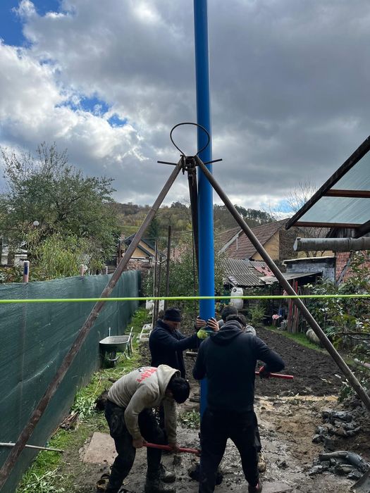 Foraje puțuri apă denisipare curățări adânciri