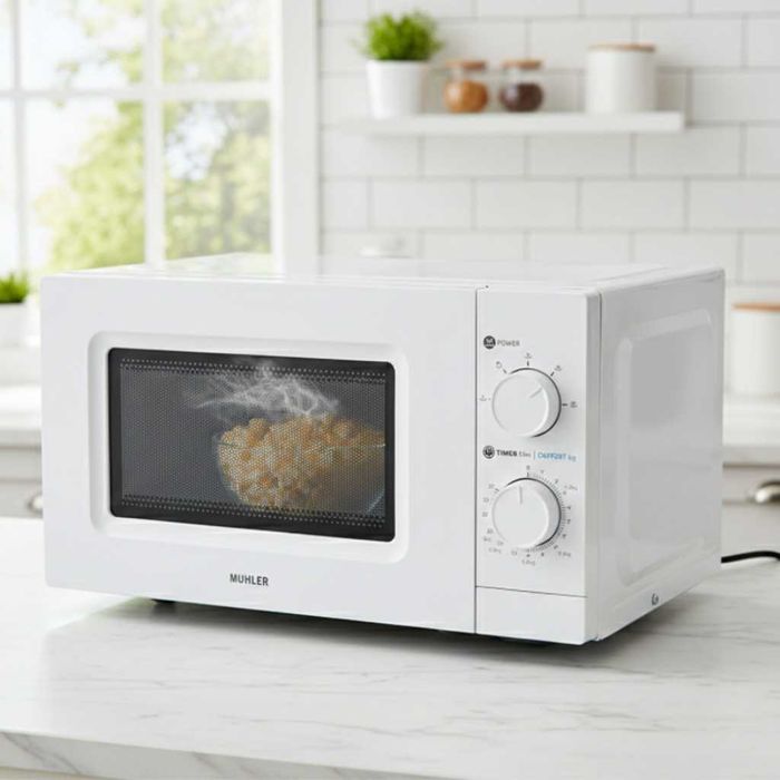 Микровълнова фурна MUHLER MO-5009 20L – 700W, механичен контрол!