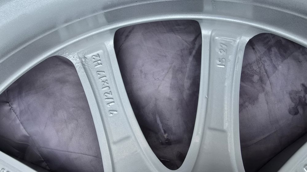 Set 4 jante aluminiu originale BMW-17 țoli 5x112 + senzori