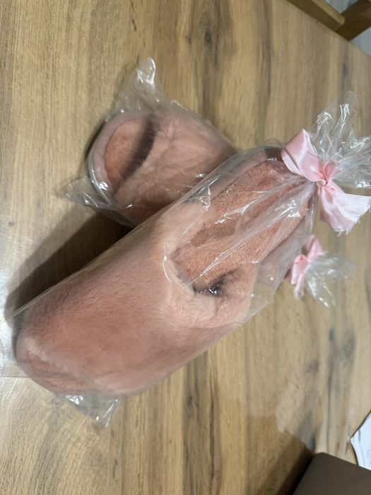 Новые пушистые тапочки