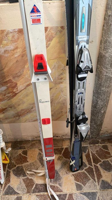 Зимни ски с апарати или щеки