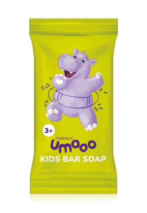 Фигурное туалетное мыло «Бегемотик» Umooo 3+ — весёлое купание