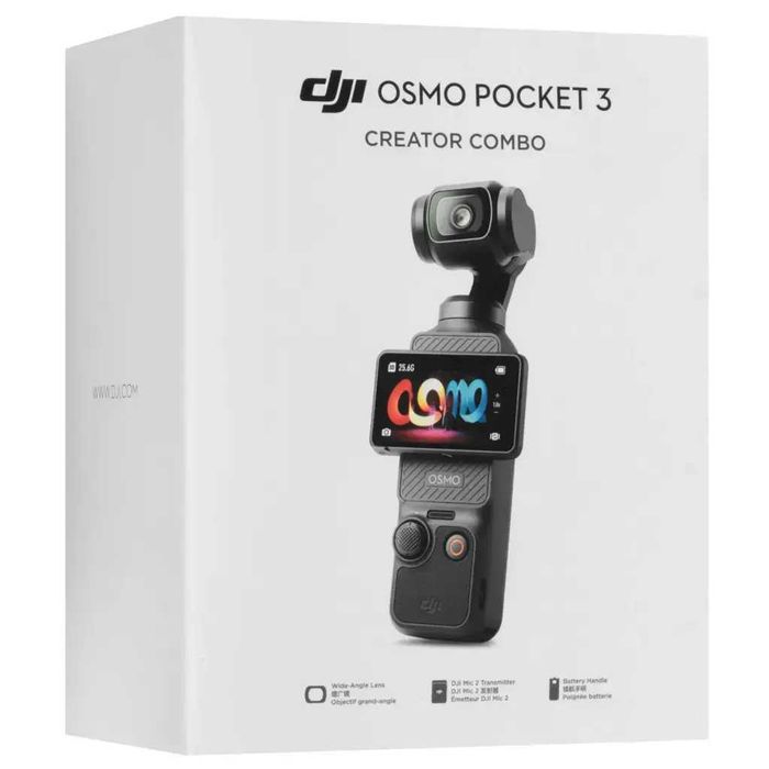 Новая Экшн-камера DJI Osmo Pocket 3 Creator Combo Black Доставка