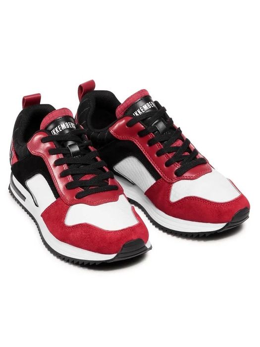 Sneakers Low Top Lace Up B4BKM0115 Roșu