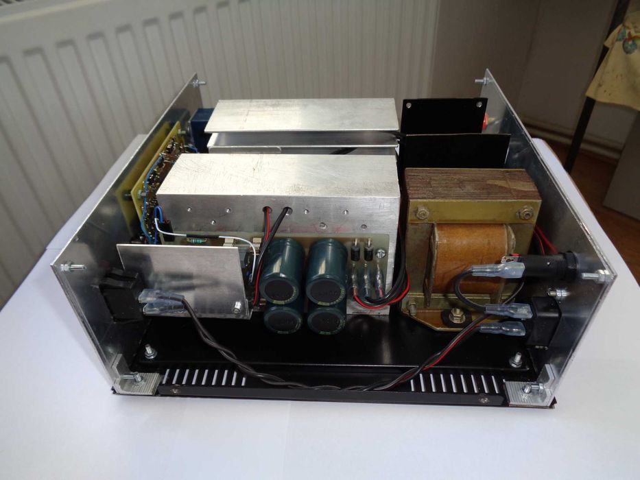 Amplificator Audio HiFi "Custom Made" 12.5W RMS, cu LM3886 si Vu-Metru