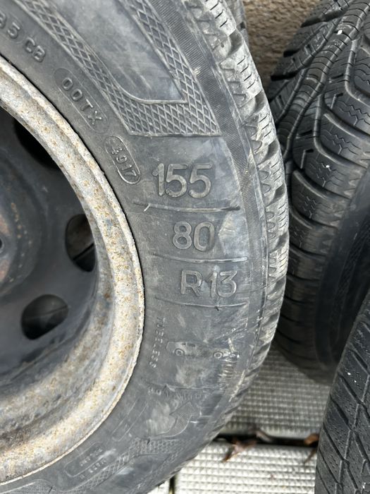 Зимни гуми с джанти 155/80/13