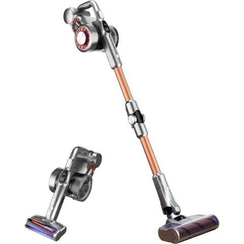 Aspirator vertical fara fir JIMMY H9 Pro, putere 600W, 25000Pa, autonomie 80 min, recipient praf 0.6 l, display led inteligent, gri