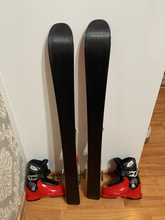 Schiuri copii 90 cm atomic cu clapati skiuri