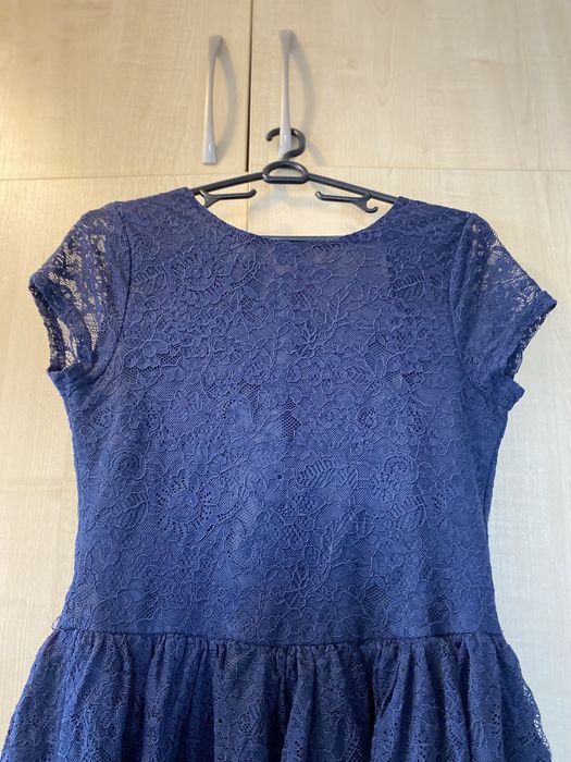 Дамска синя рокля