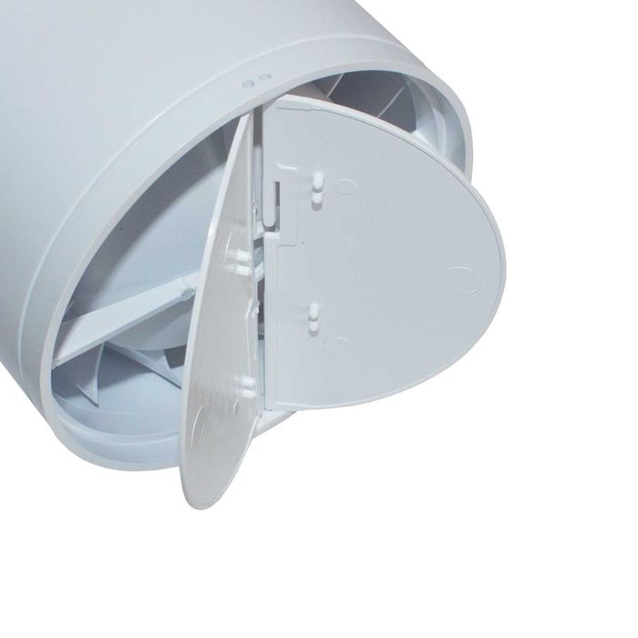 Вентилатор за баня кръгъл с клапа повишен дебит с японски NSK лагери