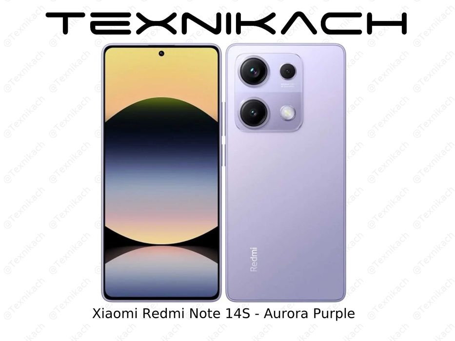 Новый •  Xiaomi Redmi Note 14S • 
8/256Gb • Доставка
