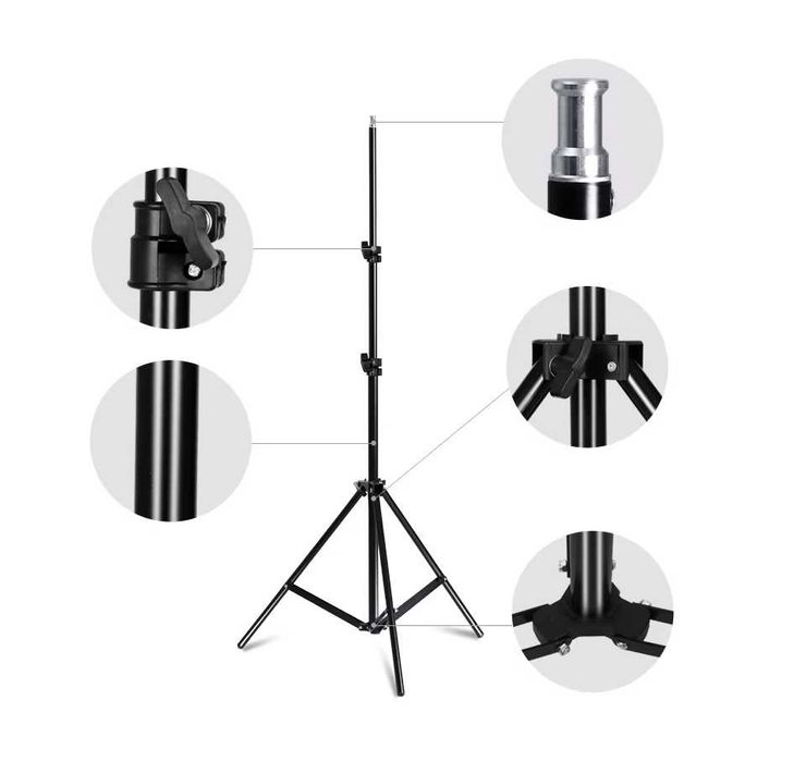 Комплект чадър , статив и държач за чадър с фасунга Е27