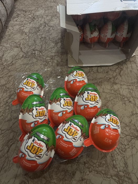 Киндеры джой, маинкрафт