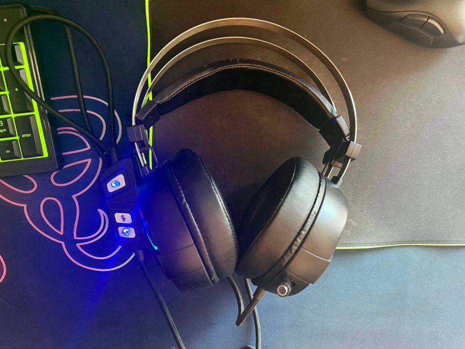 Gamdias HEBE M1 RGB геймърски слушалки – перфектно състояние