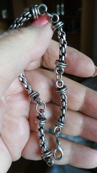 Шик Сребърна гривна + пръстен