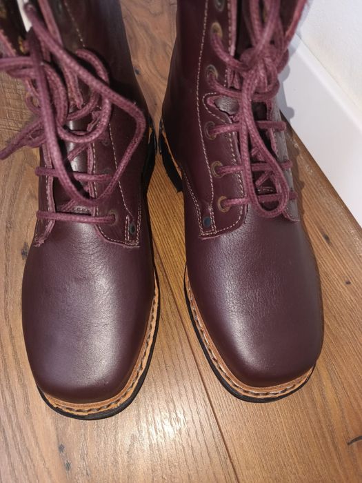 Cizme militare din piele