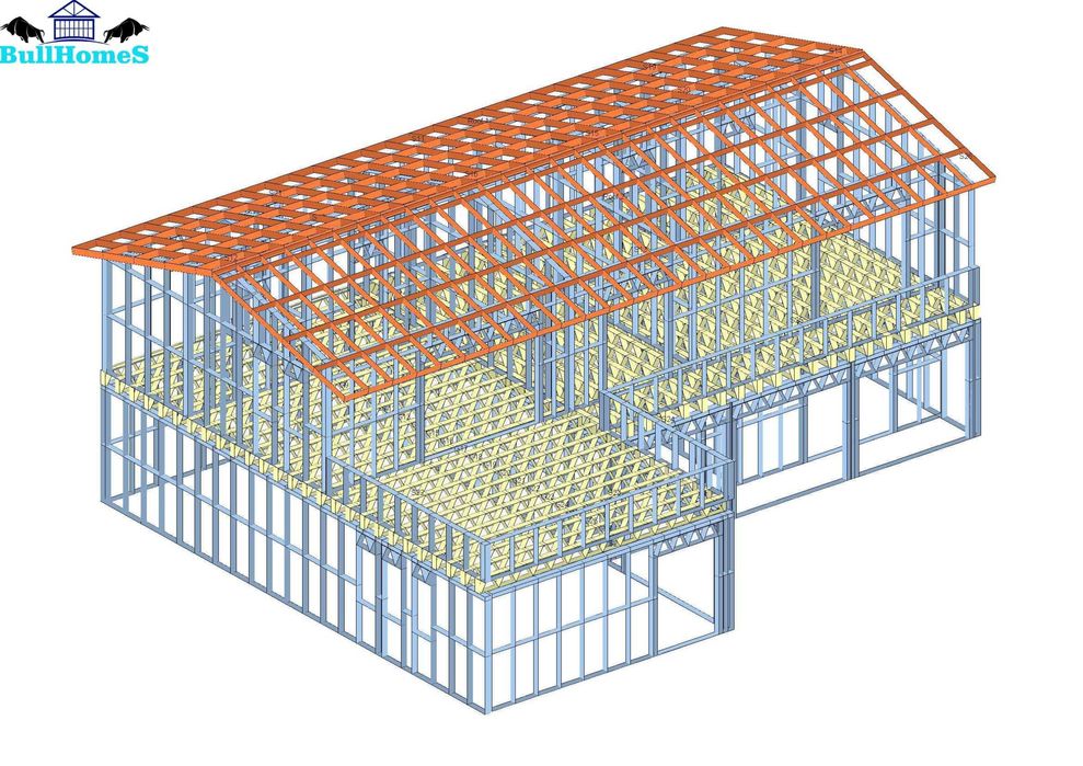 Къща,Бунгало,Преместваема къща,Сглобяеми къщи,Модулни,Жилищни-255м²