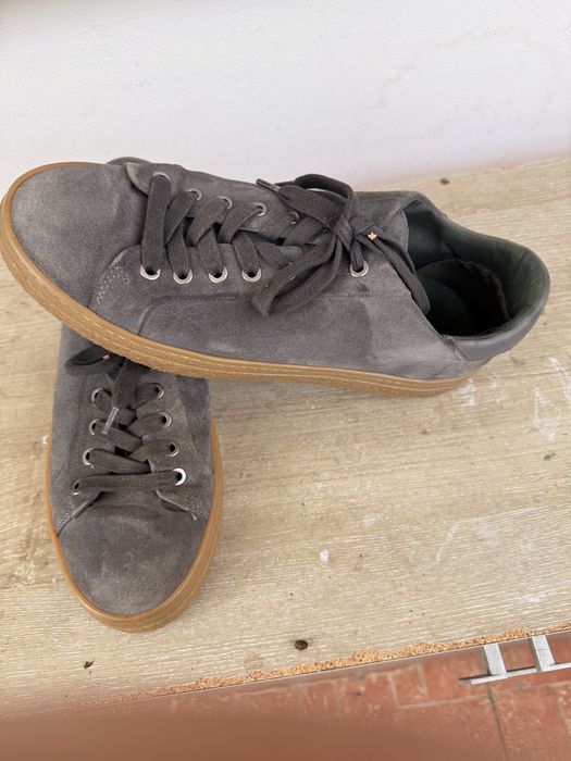 Pantofi sport Marc O ‘Polo, piele, marimea 42, gri, stare foarte buna, purtati putin