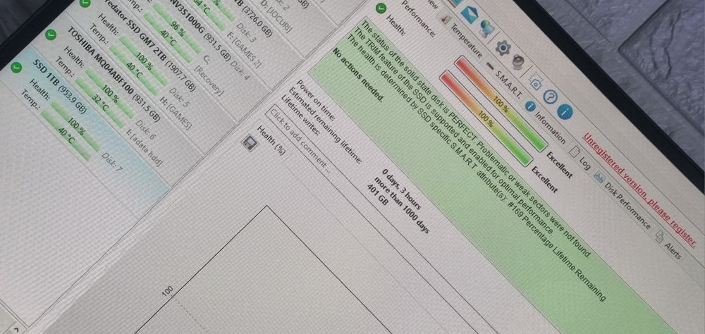 Ssd Samsung defecte