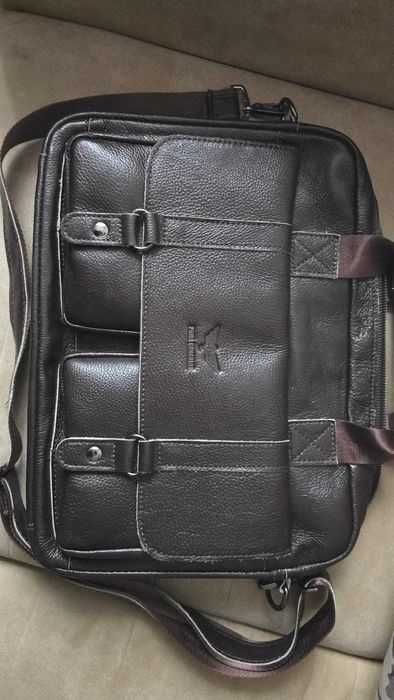 Geantă Business din Piele Naturală, Laptop & Documente – Elegantă