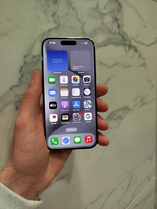 Възможен бартер/ Iphone 15 pro - Natural Titanium