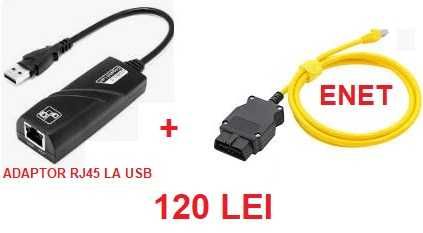 Cablu ENET Diagnoza Tester auto dedicat BMW