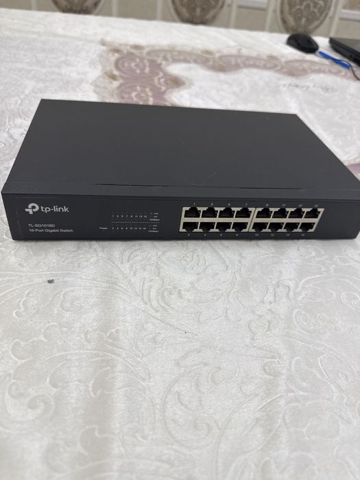 TP-Link TL-SG1016D — 16-портовый Gigabit Switch, 10/100/1000 Mbps