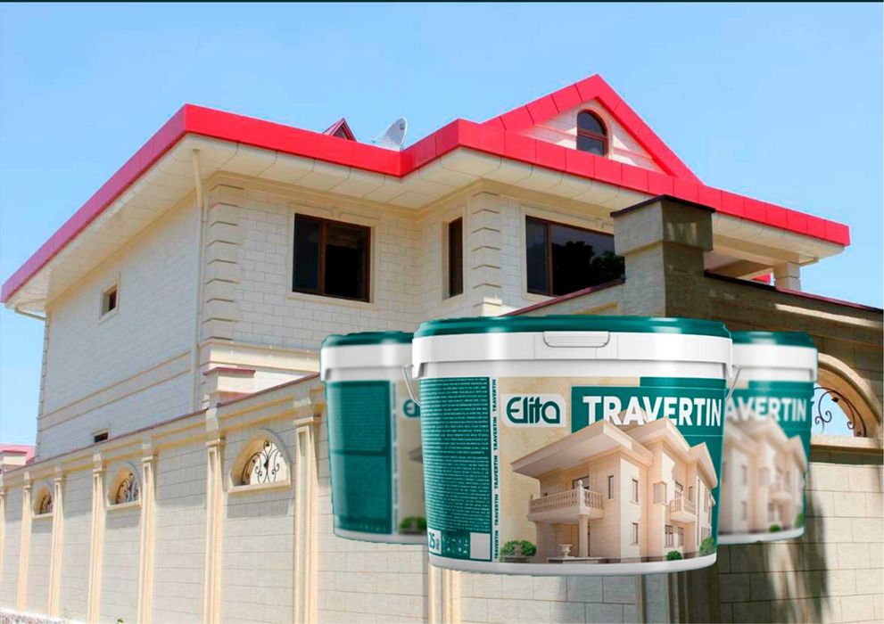 Жидкий травертин, элита сифатига 100% кафолат