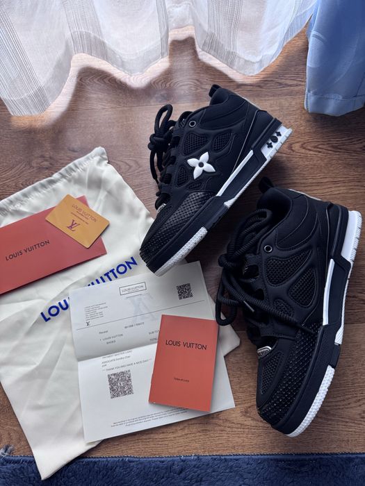 LV Skate black sneakers