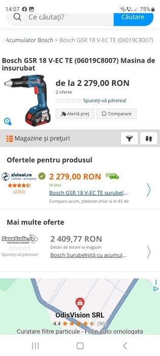 Corp filetantă rigips Bosch