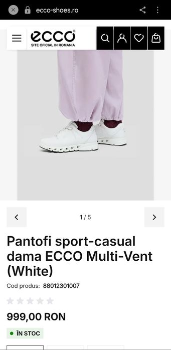 Adidasi dama Ecco multi vent