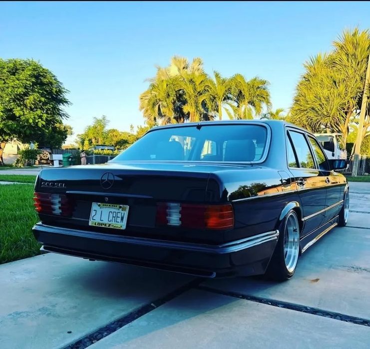 Mercedes W126 накладки на бампера