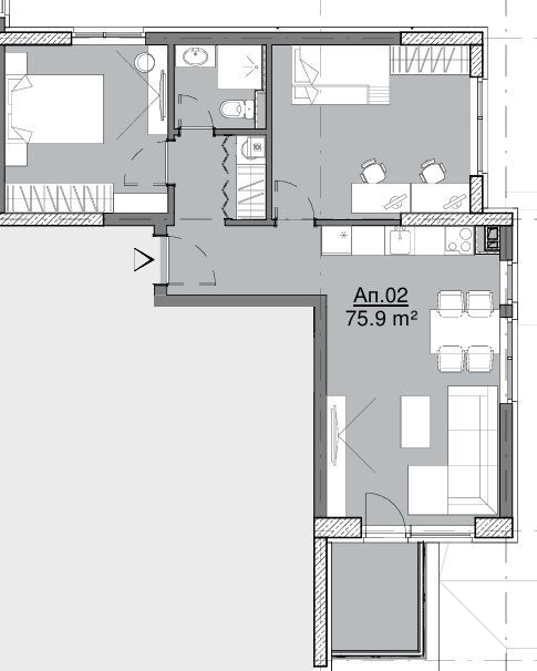 Продава се Тристаен апартамент в София, Малинова долина - 89 кв.м за 2389 €/кв.м - Снимка #2