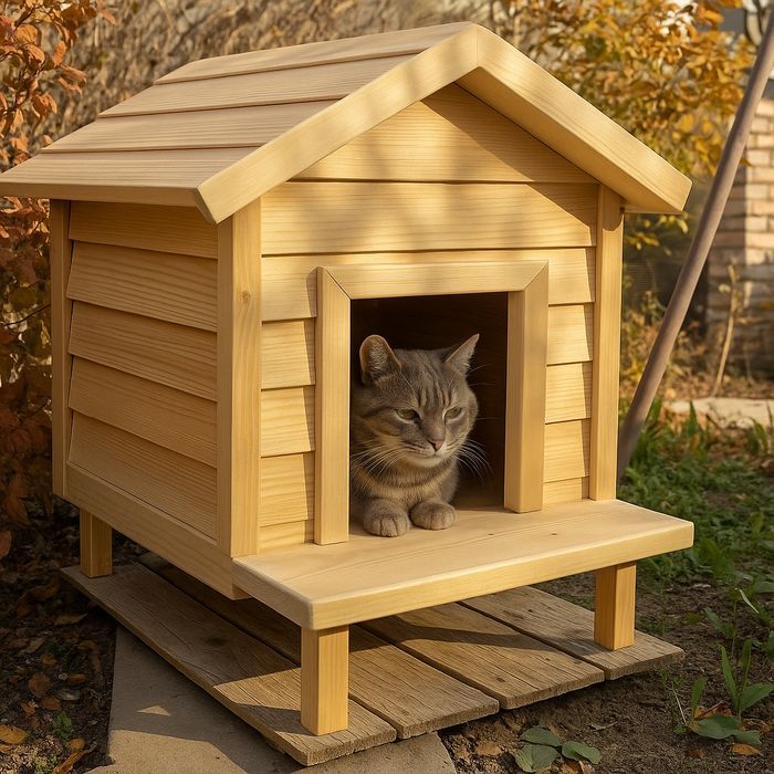 Деревянный домик для Вашего любимца