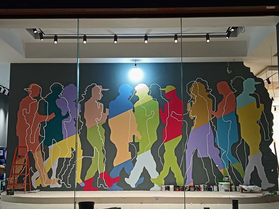 Роспись  стен, Художник