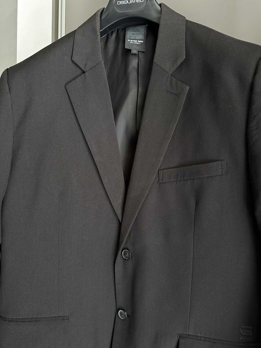 Модерно лятно сако тип блейзър на G-Star. Размер 54 XL Цвят черен. ТОП