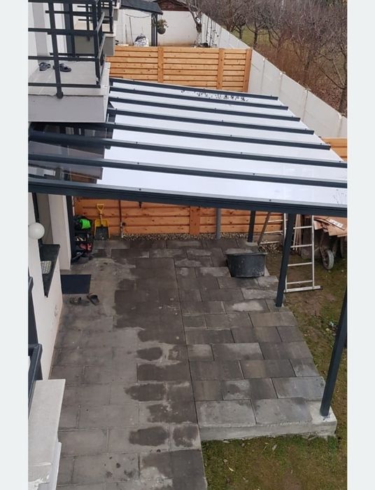 Terase sticlă balcoane aluminiu