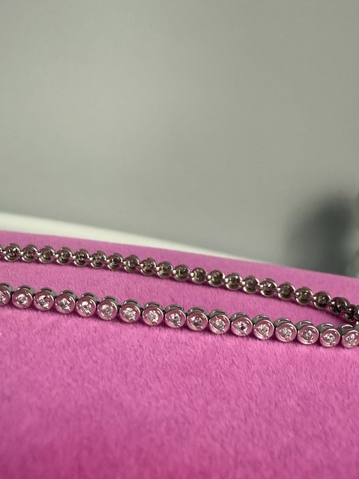 Бриллиантовый ( теннисный)браслет