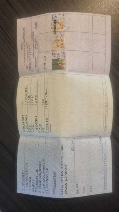 ATV -Motociclu-întreținut impecabil