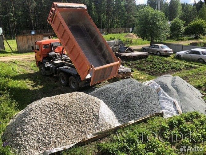 Песок баласт шебень отсев