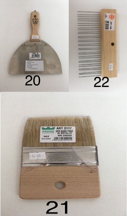 PAVAN и PURDY маламашки, шпатули и четки