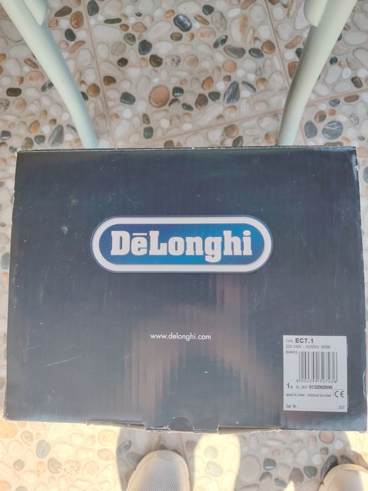 Espressor cafea DeLonghi EC 7.1, cafea macinata, 800 W, capacitate 0.4 litri,