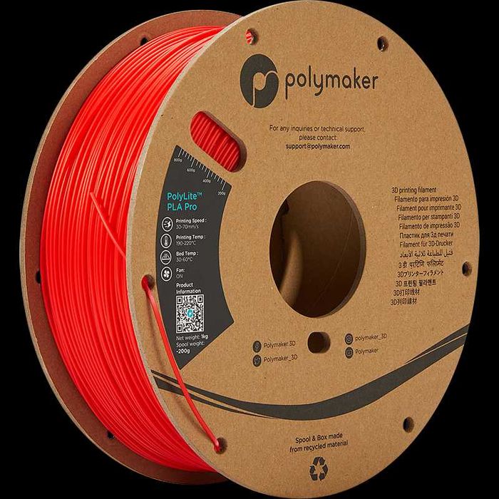 Филамент PolyLite™ PLA Pro | Polymaker | 1.75мм 1кг - 3D печать