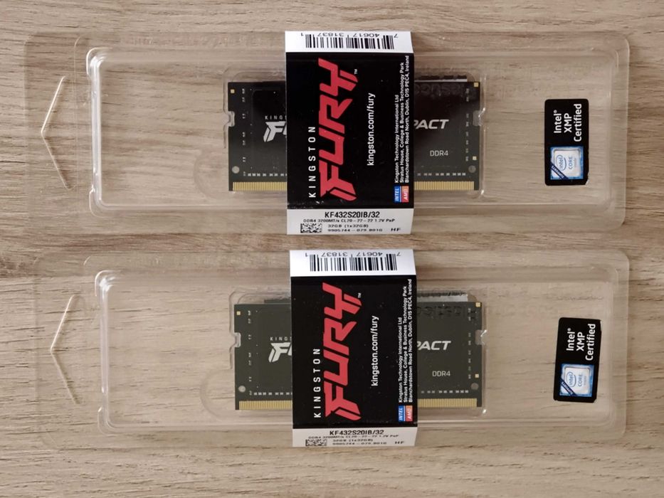 Kingston FURY Impact DDR4 64GB (2 x 32GB) SODIMM KF432S20IB/32 памет за лаптопи и Mini PC