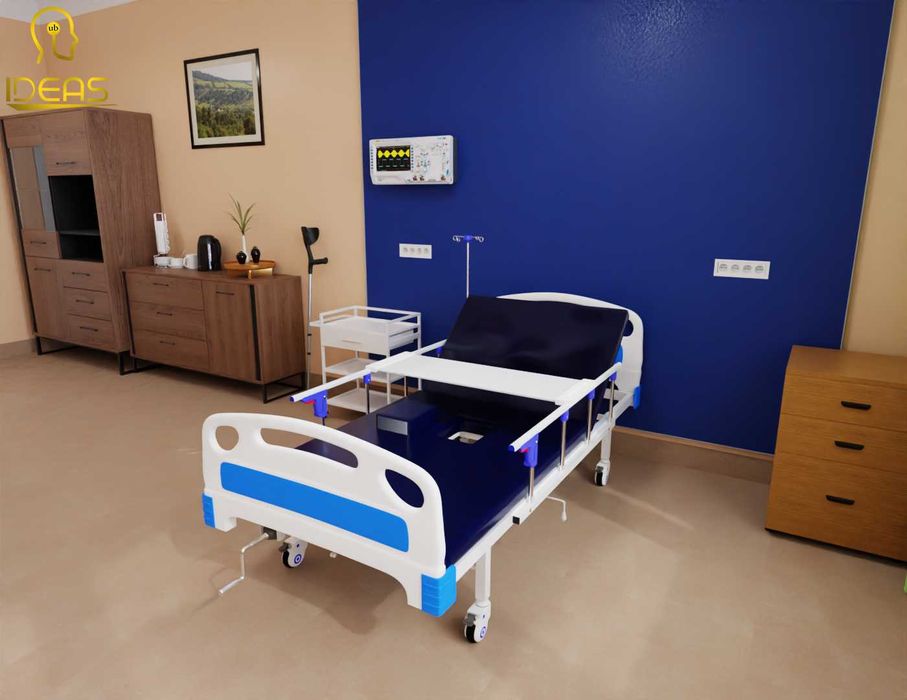 Скидка!!! Медицинская Одно функциональная кровать с горшком ID-CS-22