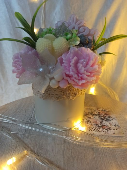 Букет из мыла для подарка